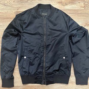 XS Bonobos Boulevard Navy Satin Bomber